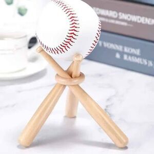 Mini Baseball Bat Baseball Stand Wood Display